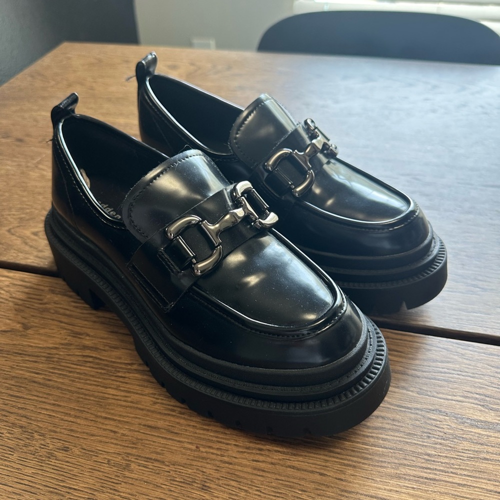 Steve Madden platform loafers